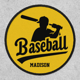 Custom Name & Color Baseball Patch