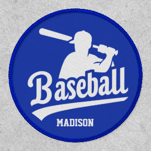 Custom Name & Color Baseball Patch