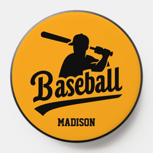 Custom Name & Color Baseball PopSocket (Popsocket)