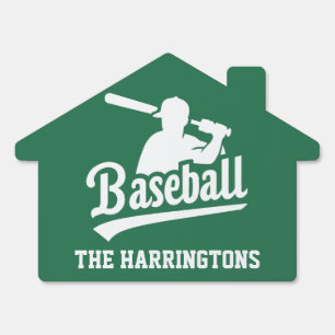Custom Name & Color Baseball Sign