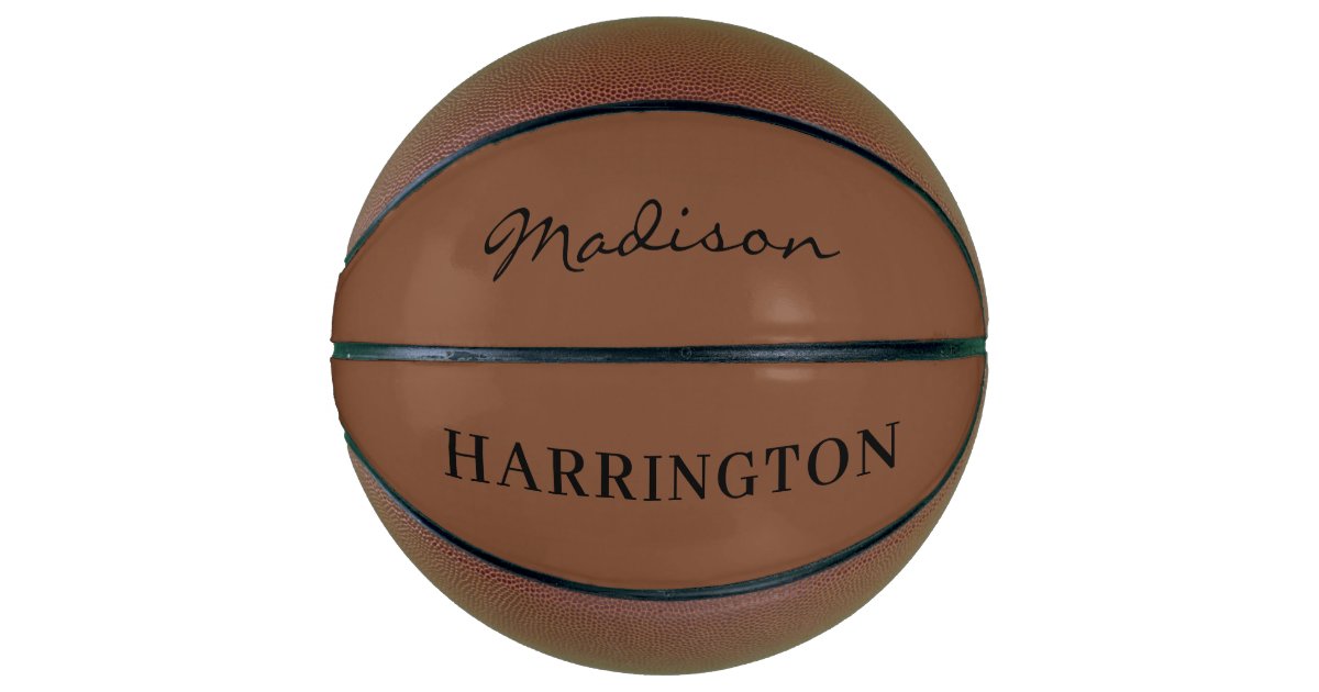 Custom Name Color Basketball Zazzle Com