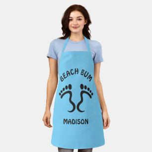 Custom Name & Color Beach Bum Apron