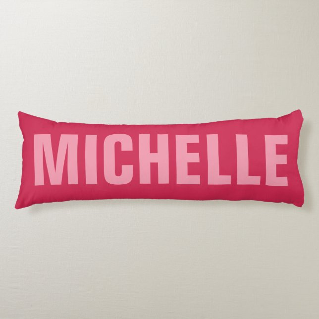 Custom Name & Color body pillow (Front)