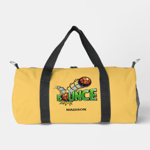 Custom name & color BOUNCE Basketball Duffle Bag