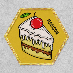 Custom name & color Cake Slice Patch