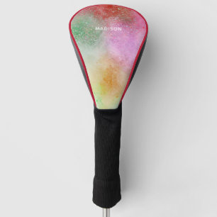 Custom name Color Explosion Golf Head Cover