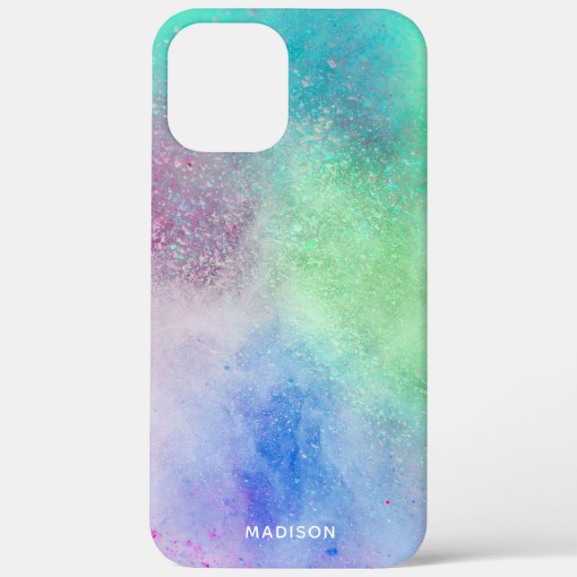 Custom name Color Explosion phone cases (Back)