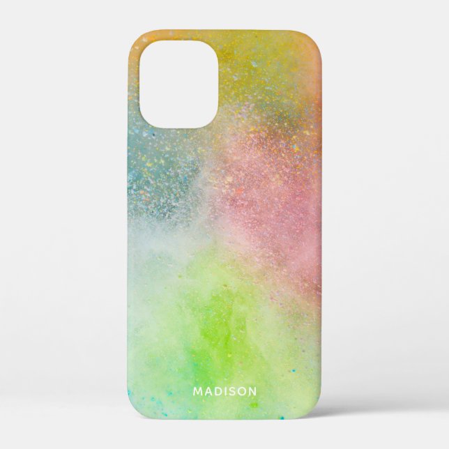 Custom name Color Explosion phone cases (Back)