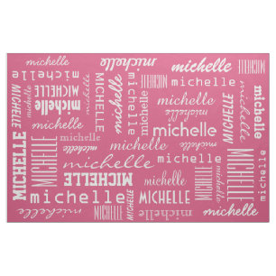 Custom Name & Color fabric