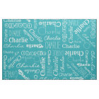 Custom Name & Color fabric