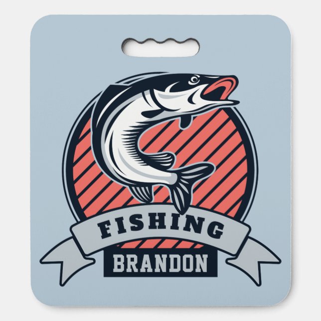 Custom name & color Fisher Seat Cushion (Front Vertical)