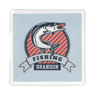 Custom name & color Fisher trays