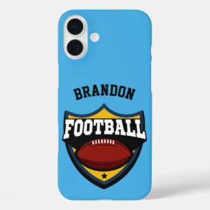 Custom name & color Football Logo phone cases