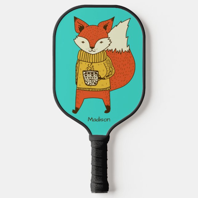 Custom name & color Fox Pickleball Paddle (Front)