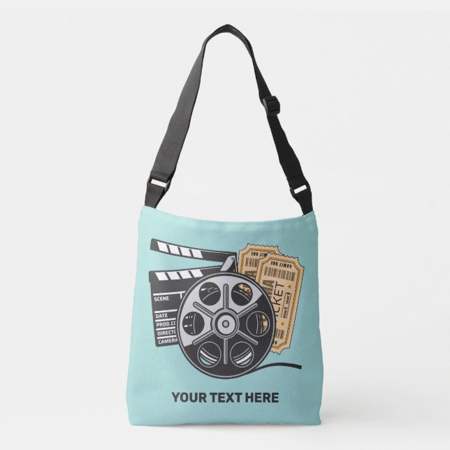 Custom Name & Color Movie Crossbody Bag (Front)