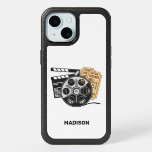 Custom Name & Color Movie iPhone 15 Case