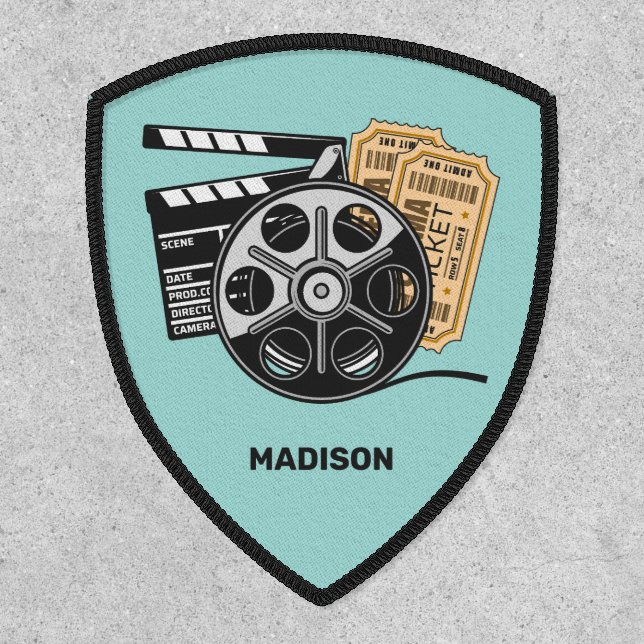 Custom Name & Color Movie Patch (Front)
