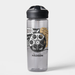 Custom Name & Color Movie Water Bottle