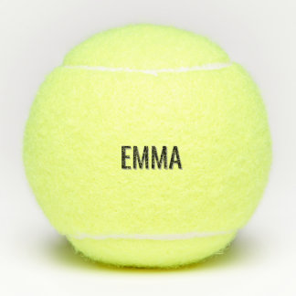 Custom Name Color Tennis Balls