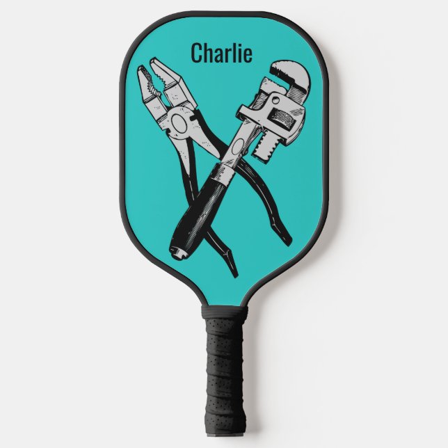 Custom name & color TOOLS Pickleball Paddle (Front)