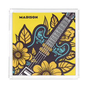 Custom Name & Color Ukulele Acrylic Tray