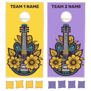 Custom Name & Color Ukulele Cornhole Set