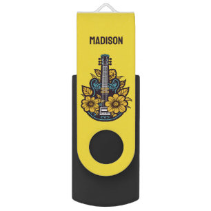 Custom Name & Color Ukulele Flash Drive