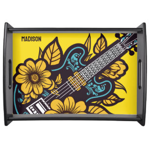 Custom Name & Color Ukulele Serving Tray