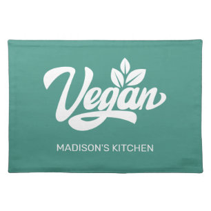 Custom Name & Color Vegan Cloth Placemat