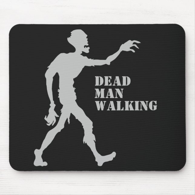 Custom name & Color Zombie mousepad (Front)