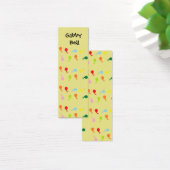 Custom name colorful balloons bookmark (Desk)