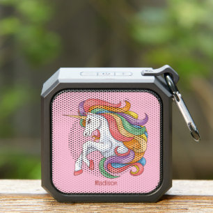 Custom Name Colorful Unicorn Bluetooth Speaker