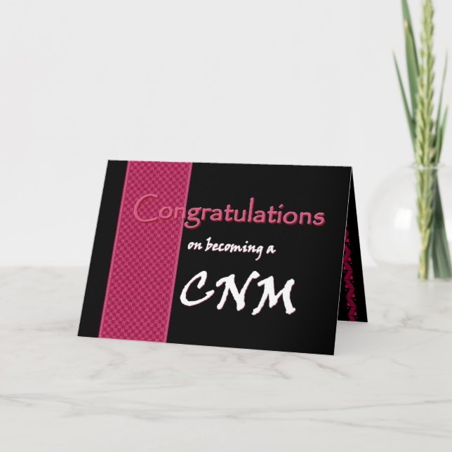 CUSTOM NAME Congratulations - CNM Card (Front)