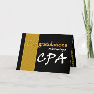 CUSTOM NAME Congratulations - CPA Card