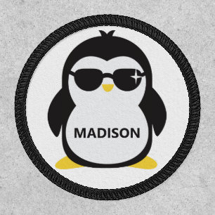 Custom name Cool Penguin Patch