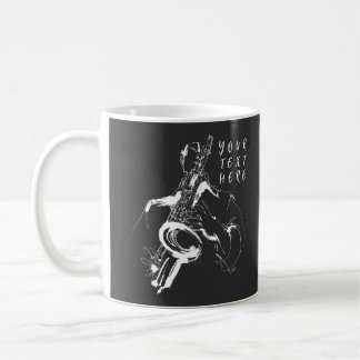 Custom Name Cool Retro Saxophonist Coffee Mug