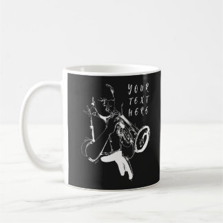 Custom Name Cool Retro Trumpeter Coffee Mug