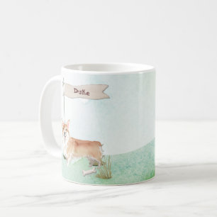 Custom Name Corgi Pet Dog Coffee Mug