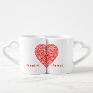 Custom Name Couples Coffee Mug Set