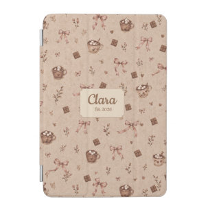 Custom Name Cozy Cocoa Hot Chocolate Readers Gift  iPad Mini Cover