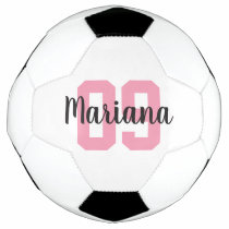 Custom Name Create Your Own Girl Pink Personalized Soccer Ball Custom Name Create Your Own Girl Pink Personalized Soccer Ball