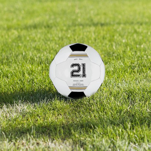 Custom Name Create Your Own  Personalized Number Soccer Ball