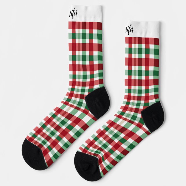 Custom Name Crew Socks (Left)