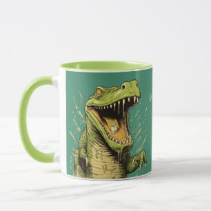 Custom Name Crocodile Mug