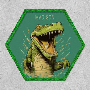 Custom Name Crocodile Patch