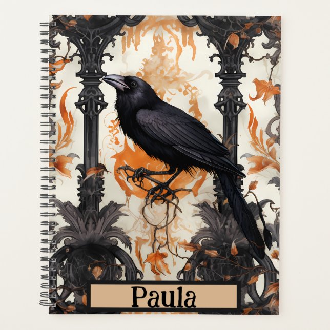Custom name crow planner, Crow planner (Front)