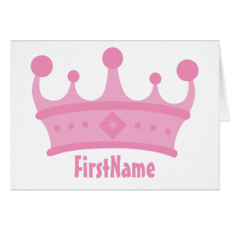 Custom Name Crown Cards