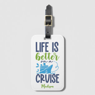 Custom Name Cruise Luggage Tag