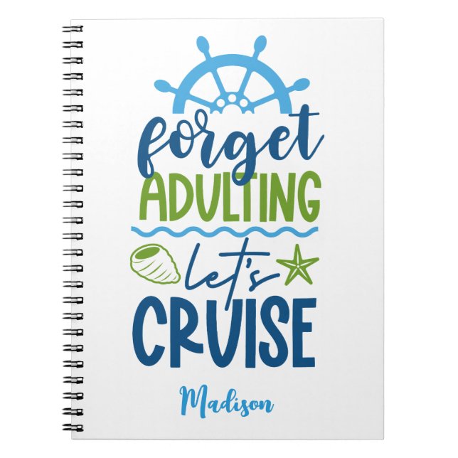 Custom Name Cruise Notebook (Front)