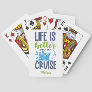 Custom Name Cruise Poker Cards